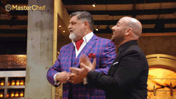 george calombaris clapping GIF by MasterChefAU
