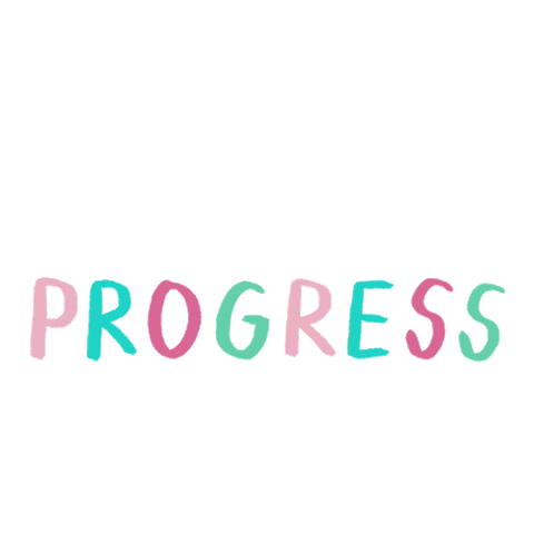 Work In Progress Sticker by Ana Luciano