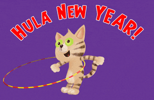 New Year Cat GIF by Bill Greenhead