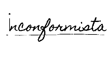 Inconformista Gloriamendez Sticker by Proyecto arquimedes