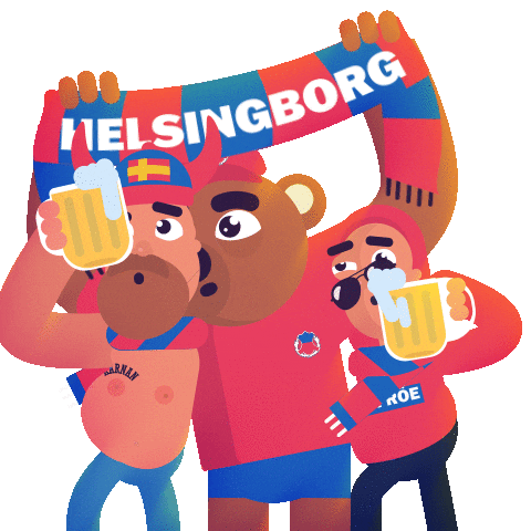 Celebrating Sticker by Manne Nilsson