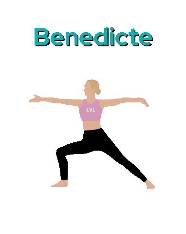 Yoga Stretch Sticker by LVL Wellbeing