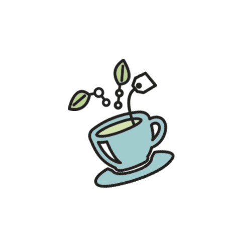 Cafe Cha Sticker by Quintal Dermocosméticos
