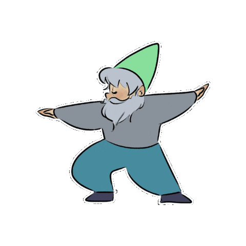 The Yoga Gnome Sticker