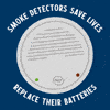Smoke detectors save lives, replace their batteries