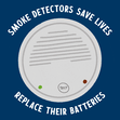 Smoke detectors save lives, replace their batteries