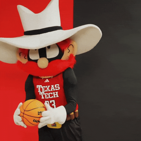 Texas Tech Raider Red GIF by Texas Tech Basketball