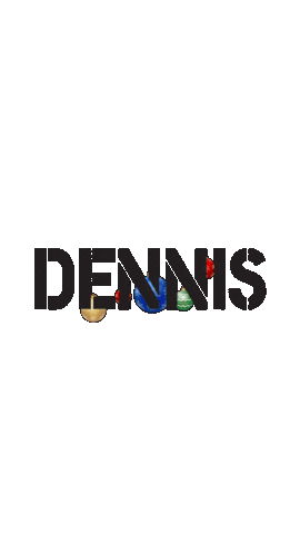 Dennis Sticker by Dennisipitapsonio