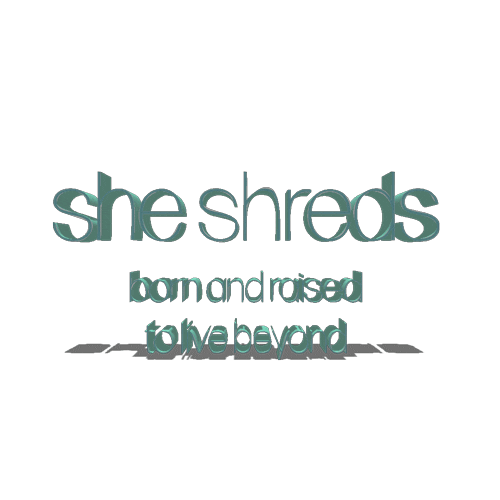 Sticker by She SHREDS