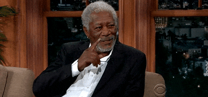 Morgan Freeman Laughing GIF