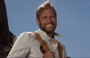  reaction friend beard trimmer GIF
