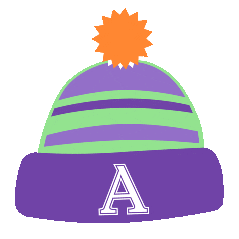 Winter Hat Sticker by Amherst College
