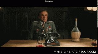Image result for hans landa gif