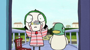 This Is Fine Over It GIF by Sarah & Duck