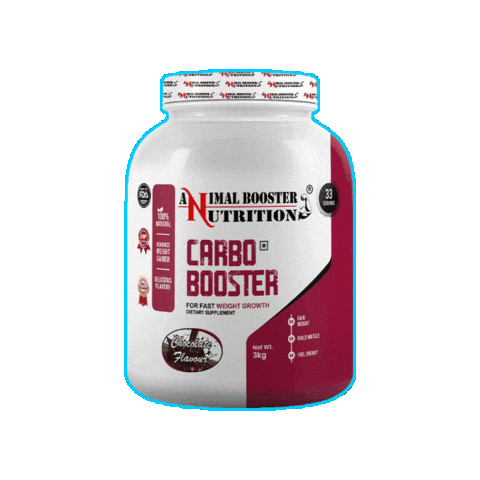 Carbs Sticker by animal booster nutrition.