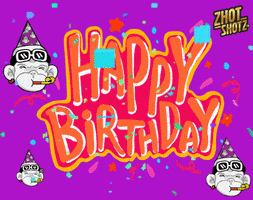 Aging Gracefully Happy Birthday GIF by Zhot Shotz