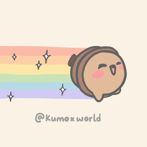 Rainbow Love GIF by Kumo x World