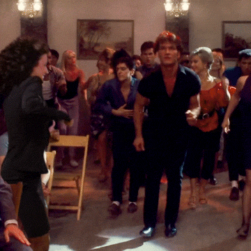 Patrick Swayze Dancing GIF by Bell Brothers