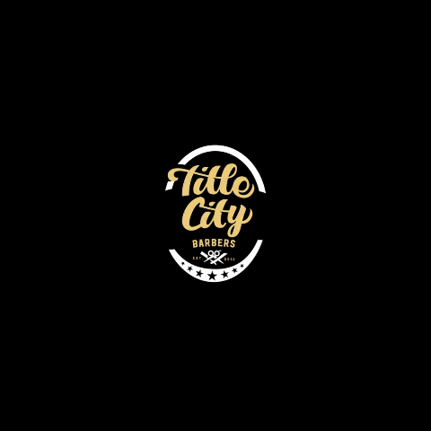 Title City Barbers GIF