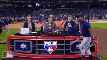 Swinging Atlanta Braves GIF by MLB Network