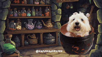 Dog Halloween GIF by HammyandBrody