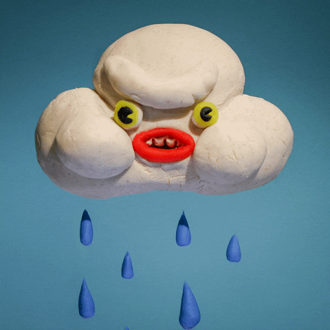 Funny Cartoon: Clouds on Make a GIF