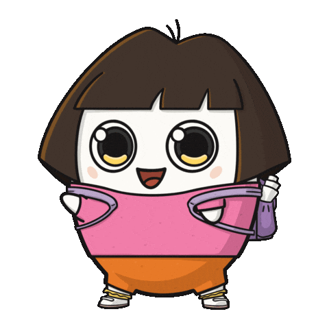 Egg Dora Sticker