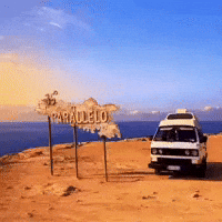 On The Road Roadtrip GIF by VanTrip.it