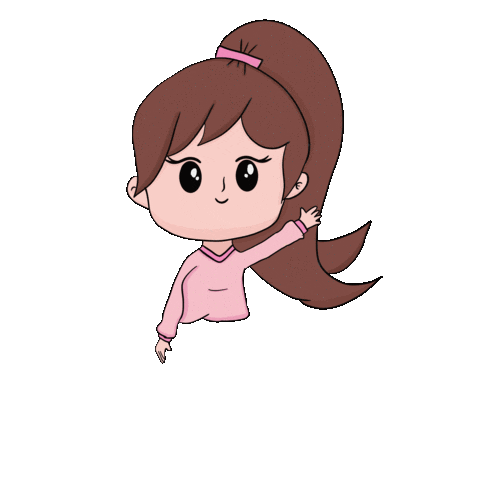 Happy Cartoon Sticker