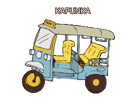 Car Driving Sticker by kapunka