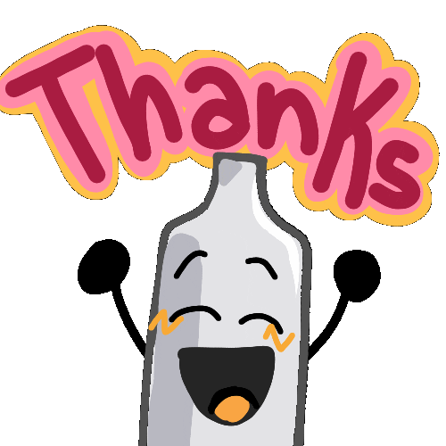Thanks Sticker