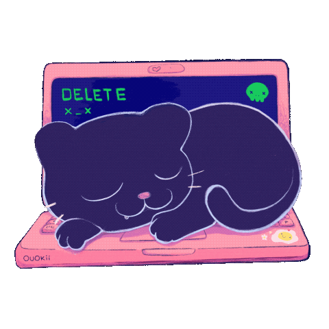 Black Cat Sticker