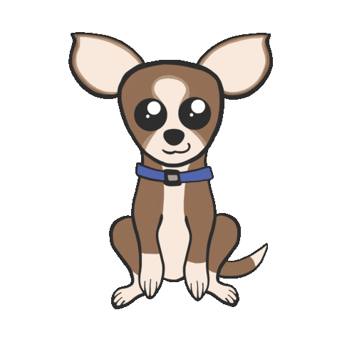 Little Dog Smile Sticker by Little Dog Paper Co.