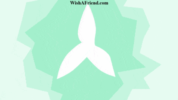 Digital art gif. A pink and white flower appears on a mint green background. Black script reads, "Happy Anniversary."