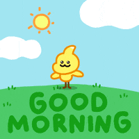 Good Morning Hello GIF by DINOSALLY Good Morning Hello GIF by DINOSALLY