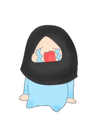 Sad Girl Sticker