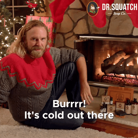Bevriezend koud weer GIF door DrSquatch