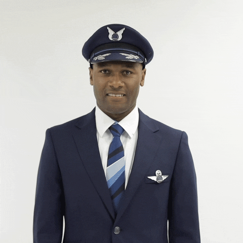 alaskaairlines yes thumbs up oh yeah captain GIF