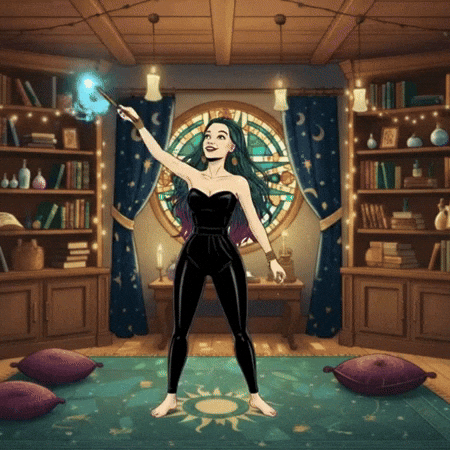 Magic Witch GIF by Graphic Delancey