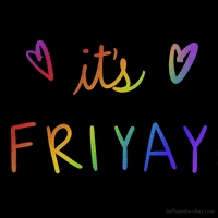 Its Friday Rainbow GIF by Bells and Wishes