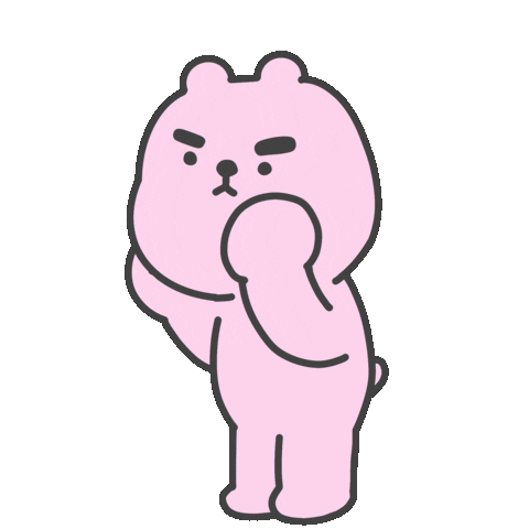 Pinkbear Sticker