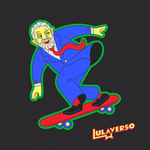Luis Inacio Lula Da Silva Skate GIF by Lulaverso
