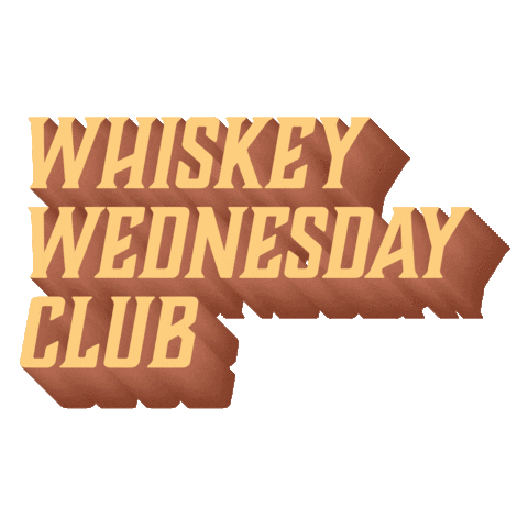 Wednesday Whiskey Sticker by Christina Elleni