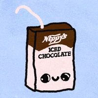 Chocolate Milk GIF by Kev Lavery