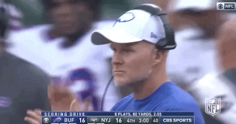 Sean Mcdermott Applause GIF by NFL - Find & Share on GIPHY