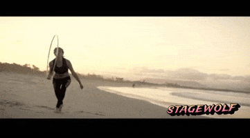 Hula Hoops Beach Dance GIF by STAGEWOLF