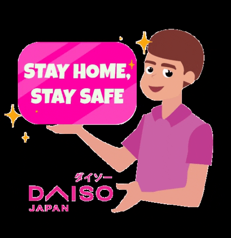 Stay Home GIF by DaisoJapanPH