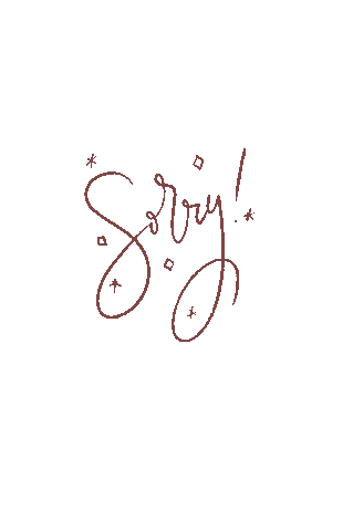 Sorry Sticker
