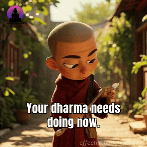 Monk Dharma GIF by Effective Buddhism