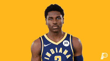 Flexing Aaron Holiday GIF by Indiana Pacers